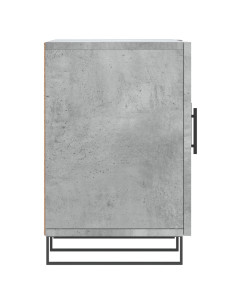 Mobile Porta TV Grigio Cemento 150x30x50cm in Legno Multistrato