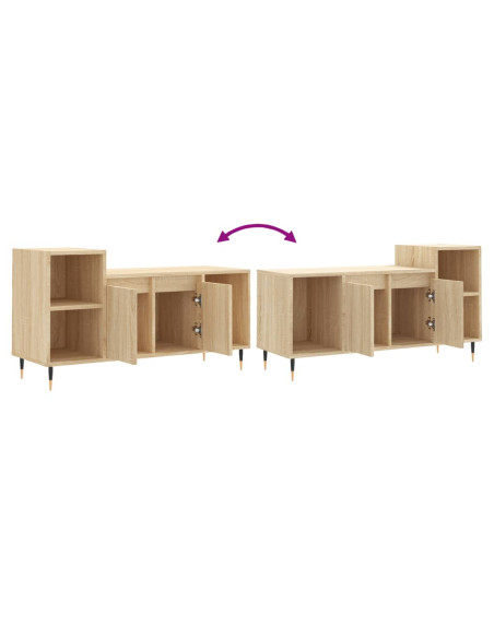 Mobile per TV Rovere Sonoma 100x35x55 cm Legno Multistrato