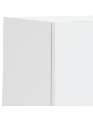 Mobili TV a Muro 4pz con Luci LED Bianchi