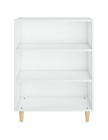 Credenza Bianca 69,5x32,5x90 cm in Legno Multistrato