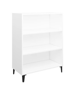 Credenza Bianca 69,5x32,5x90 cm in Legno Multistrato