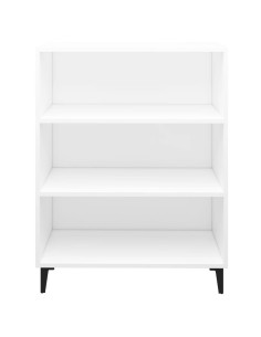 Credenza Bianca 69,5x32,5x90 cm in Legno Multistrato 2