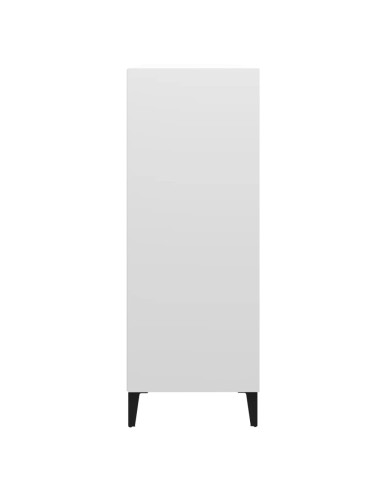 Credenza Bianca 69,5x32,5x90 cm in Legno Multistrato