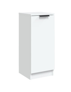 Credenza Bianca 30x30x70 cm in Legno Multistrato