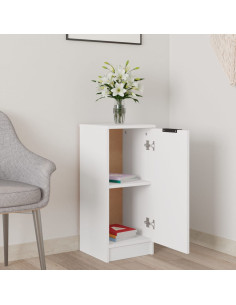 Credenza Bianca 30x30x70 cm in Legno Multistrato 2