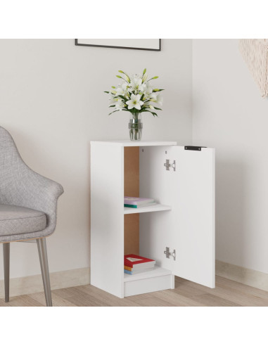 Credenza Bianca 30x30x70 cm in Legno Multistrato