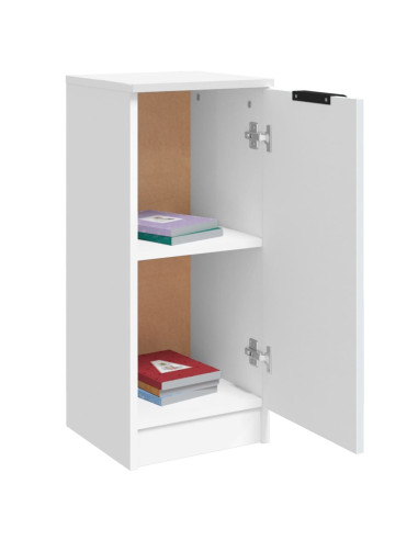 Credenza Bianca 30x30x70 cm in Legno Multistrato