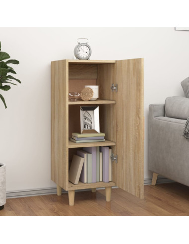 Credenza Rovere Sonoma 34,5x34x90 cm in Legno Multistrato