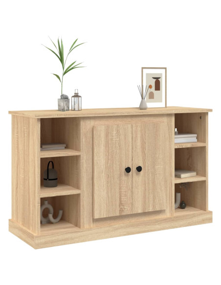 Credenza Rovere Sonoma 100x35,5x60 cm in Legno Multistrato