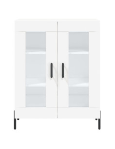 Credenza Bianca 69,5x34x180 cm in Legno Multistrato 2