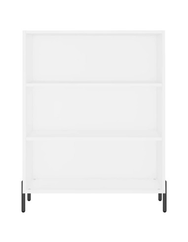 Credenza Bianca 69,5x34x180 cm in Legno Multistrato