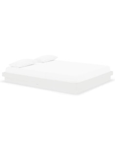 Giroletto Bianco in Legno Massello 160x200 cm