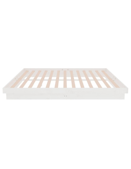 Giroletto Bianco in Legno Massello 160x200 cm