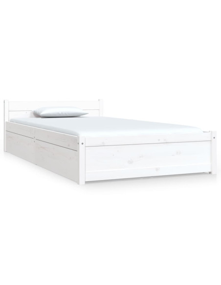 Giroletto con Cassetti Bianco 100x200 cm
