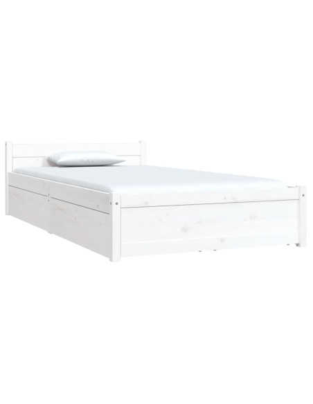 Giroletto con Cassetti Bianco 100x200 cm