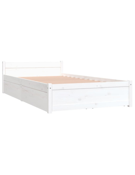 Giroletto con Cassetti Bianco 100x200 cm