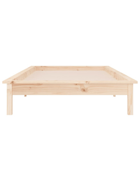 Giroletto con LED 90x190 cm Single in Legno Massello