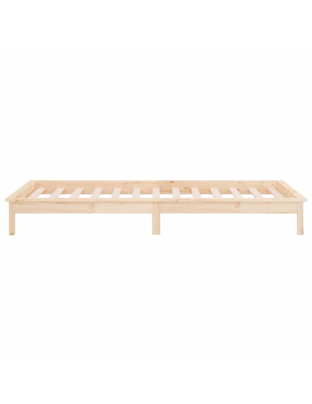 Giroletto con LED 90x190 cm Single in Legno Massello