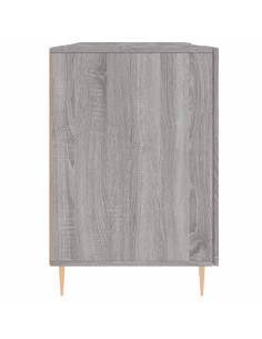 Scrivania Grigio Sonoma 140x50x75 cm in Legno Multistrato