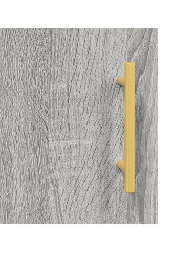 Scrivania Grigio Sonoma 140x50x75 cm in Legno Multistrato