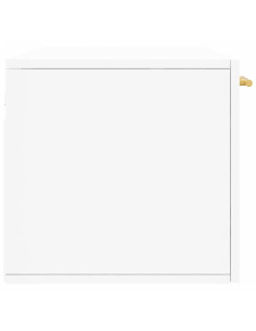 Mobile a Parete Bianco 100x36,5x35 cm in Legno Multistrato