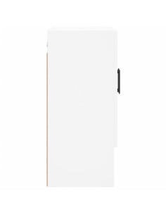 Armadietto a Muro Bianco 60x31x70 cm in Legno Multistrato