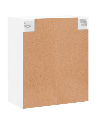 Armadietto a Muro Bianco 60x31x70 cm in Legno Multistrato