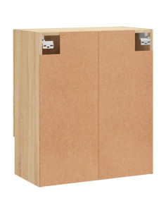 Armadietto a Muro Rovere Sonoma 60x31x70 cm Legno Multistrato 2