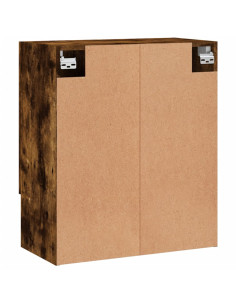 Armadietto a Muro Rovere Fumo 60x31x70 cm in Legno Multistrato 2