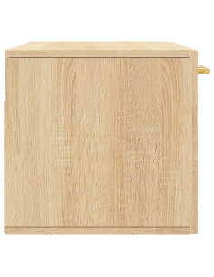 Mobile a Parete Rovere Sonoma 80x36,5x35 cm Legno Multistrato