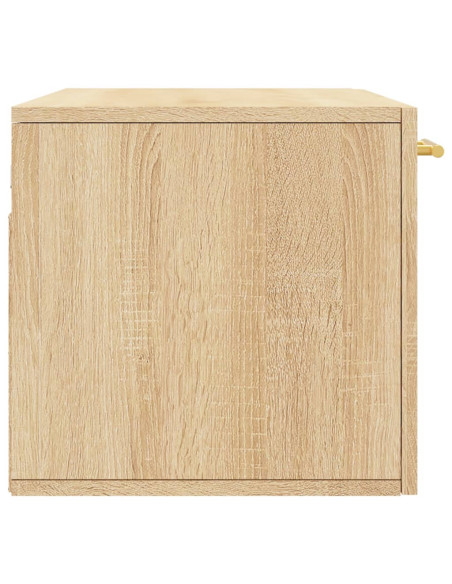 Mobile a Parete Rovere Sonoma 80x36,5x35 cm Legno Multistrato