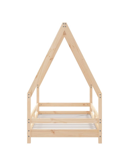 Giroletto per Bambini 80x160 cm in Legno Massello di Pino