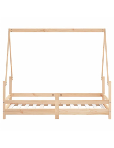 Giroletto per Bambini 80x160 cm in Legno Massello di Pino