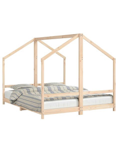 Giroletto per Bambini 2x(80x200) cm in Legno Massello di Pino
