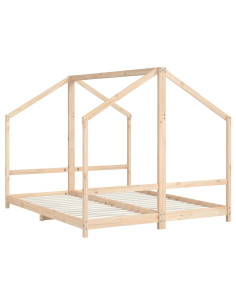 Giroletto per Bambini 2x(80x200) cm in Legno Massello di Pino 2