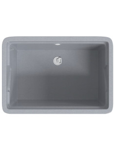 Vasca per Lavanderia Grigia 59x41x75 cm in Resina