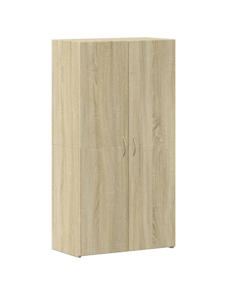 Schedario Rovere Sonoma 60x32x115 cm in Legno Multistrato