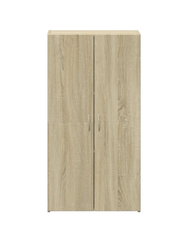 Schedario Rovere Sonoma 60x32x115 cm in Legno Multistrato