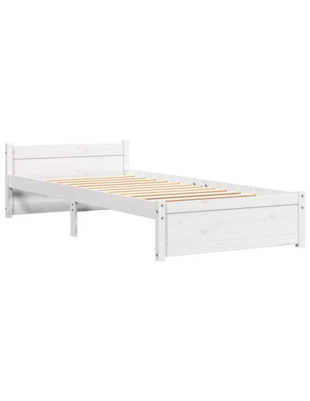 Giroletto Bianco in Legno Massello 100x200 cm