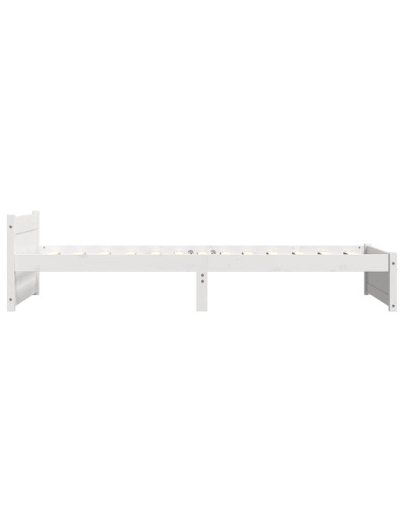 Giroletto Bianco in Legno Massello 100x200 cm