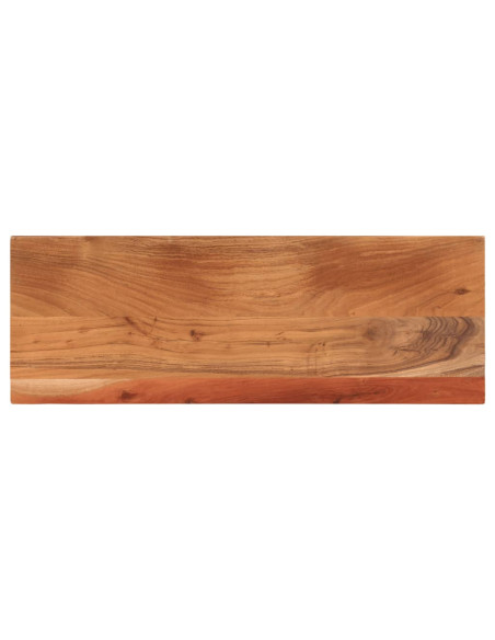 Piano per Tavolo 70x30x2,5cm Rettangolare Legno Massello Acacia