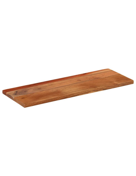 Piano per Tavolo 70x30x2,5cm Rettangolare Legno Massello Acacia