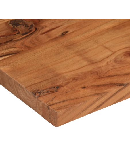 Piano per Tavolo 70x30x2,5cm Rettangolare Legno Massello Acacia