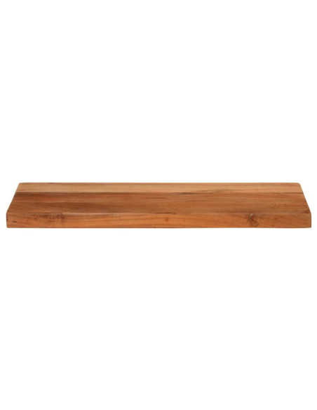 Piano per Tavolo 60x30x2,5cm Rettangolare Legno Massello Acacia