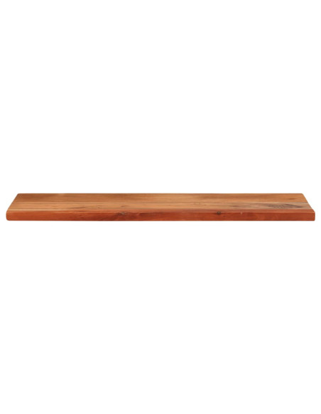 Piano per Tavolo 80x30x2,5cm Rettangolare Legno Massello Acacia