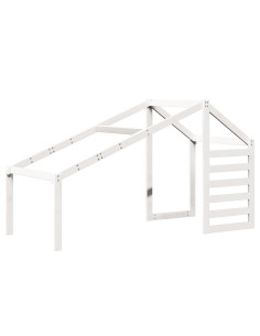 Tetto per Letto Bambini Bianco 188x97x113cm Legno Massello Pino