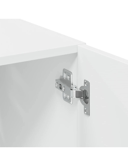 Mobile Sottile Bianco 50x42,5x225 cm in Truciolato
