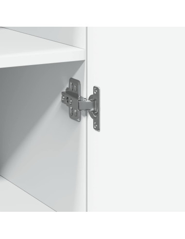 Mobile Sottile Bianco 50x42,5x225 cm in Truciolato