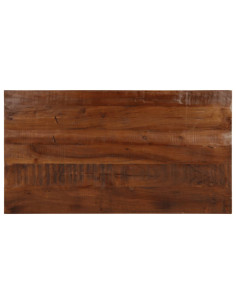 Piano Tavolo 110x60x3,8 cm Rettangolare in Massello di Recupero