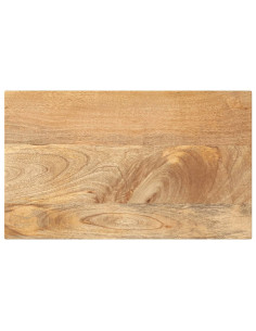 Piano per Tavolo 50x30x3,8 cm Rettangolare Legno Massello Mango